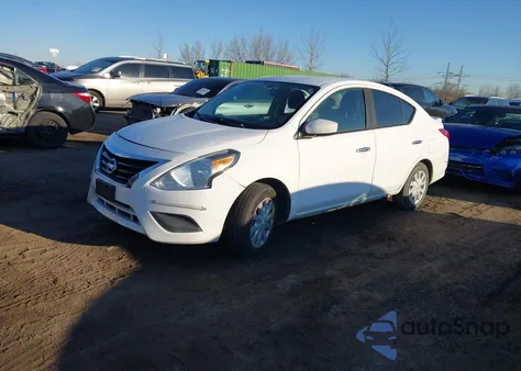 2018 Nissan Versa 1.6 Sv z USA, uszkodzony, nr VIN 3N1CN7AP2JL853980